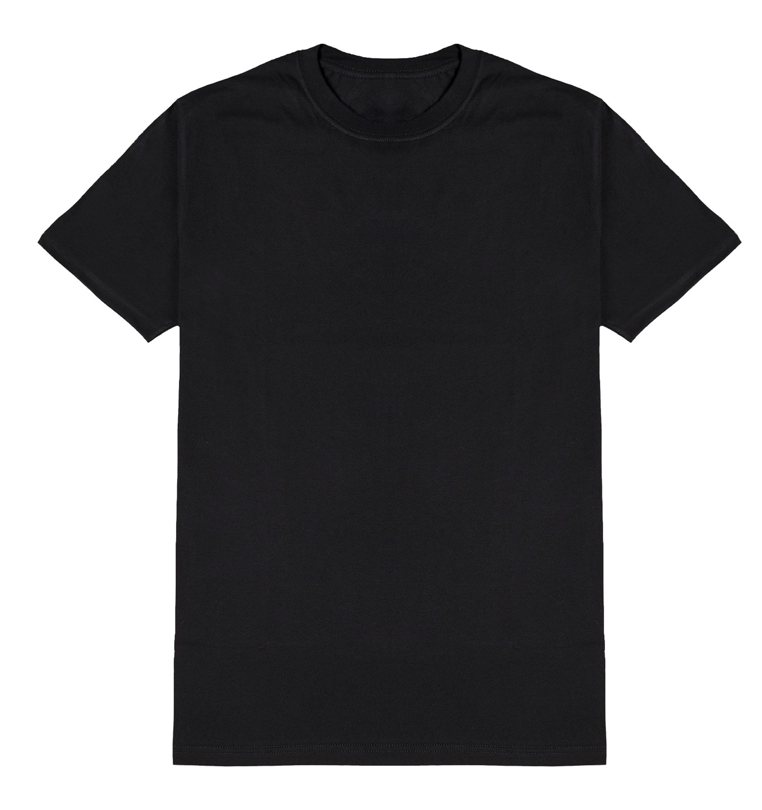黒い無地のTシャツ