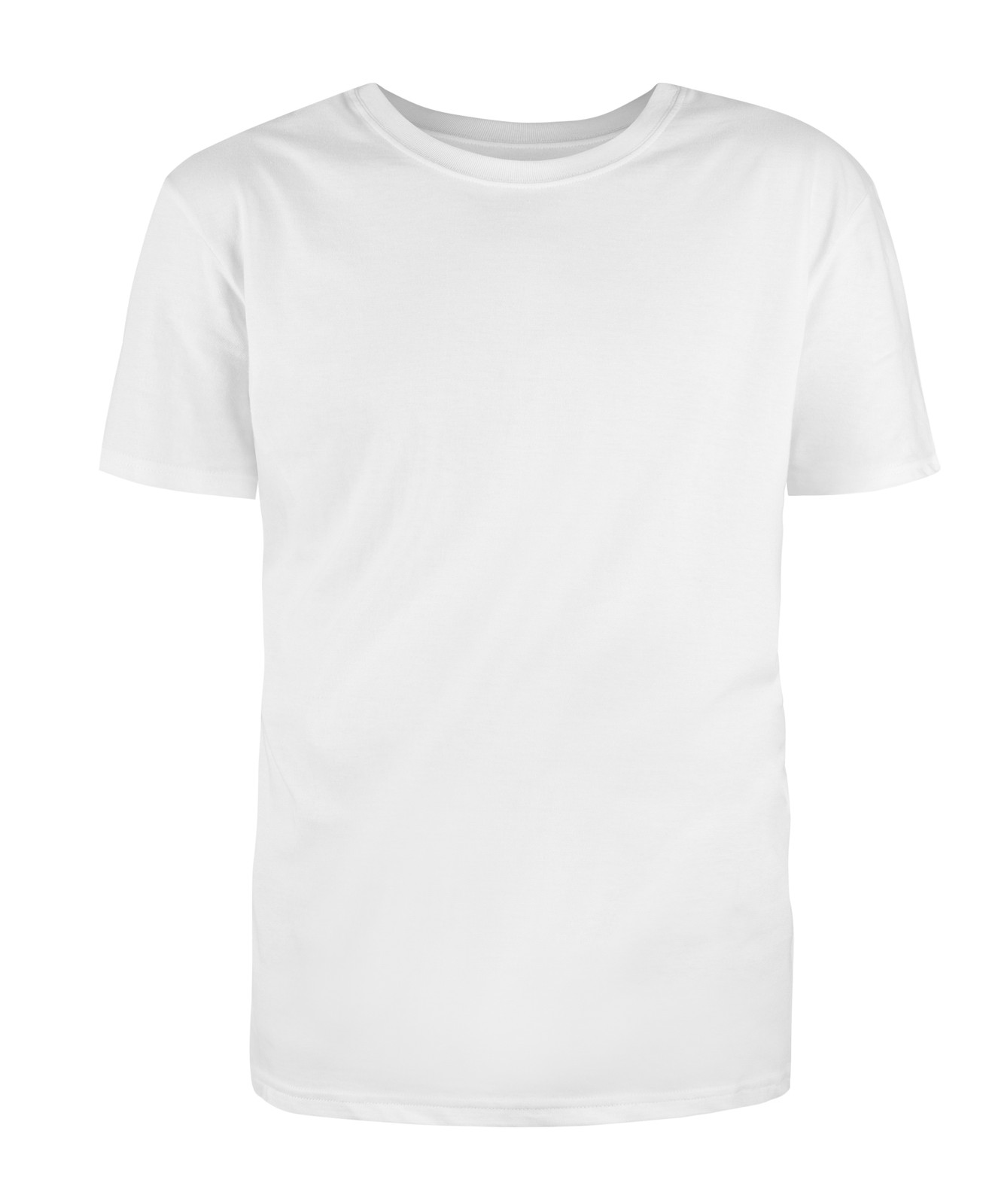 白い無地のTシャツ